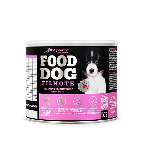 Food Dog Crescimento Suplemento para Cães Filhotes 100g