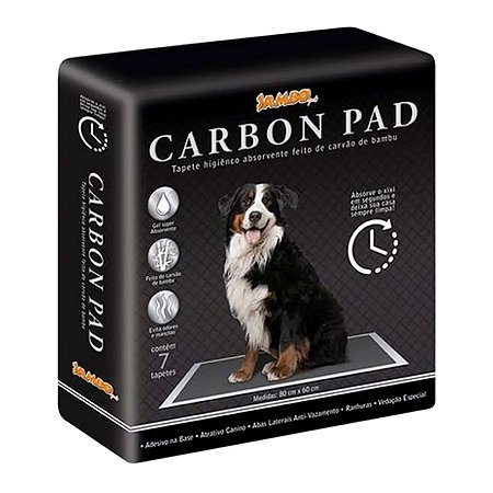 Tapete Higiênico para Cachorro com carvão Carbon Pad 30un JamboPet