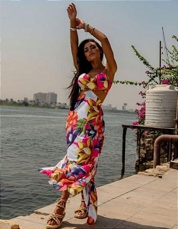 Vestido Longo Forido