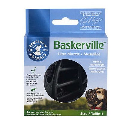 Focinheira Para Cachorro Baskerville Dog In Joy