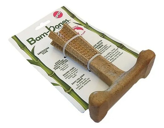 Brinquedo para Cachorro Roer - T Bamboobone - Sabor Frango
