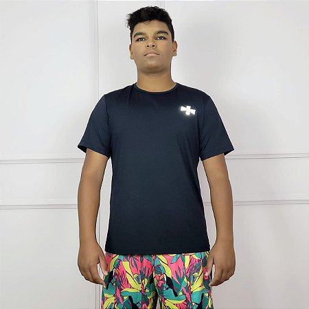 Camiseta Beach Tennis Manga  Curta Masculina Tropical