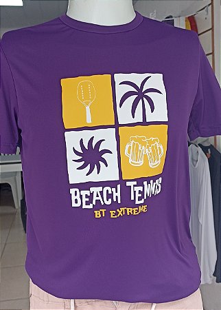 Camiseta Masculina Beach Tennis Dry Fit Poliamida Life Style