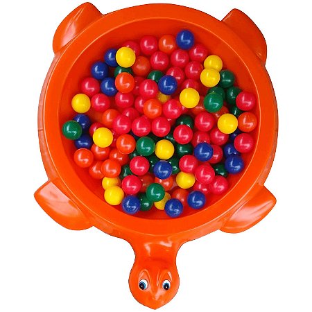 Tanque Jabuti com bolinhas coloridas