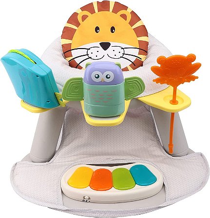 Cadeira de Atividades Funny 360º com Piano MaxiBaby - Leão