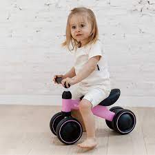 RENOVAÇÃO > Bicicleta de Equilíbrio 4 rodas  -  Buba (Rosa)
