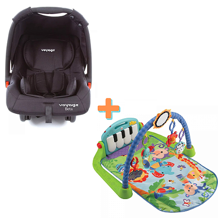 Kit bebê conforto  + tapete pianinho