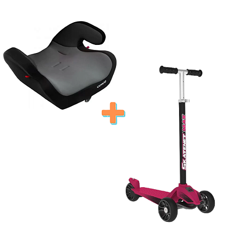 Kit assento de elevação + patinete