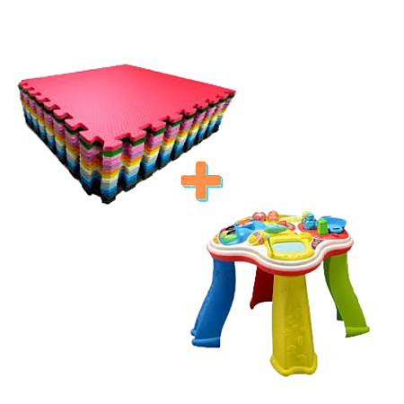 KIT Tatame + mesa de atividades