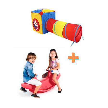 Cubo Túnel + Gangorra dupla