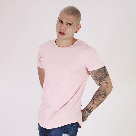 camisetas basicas longline