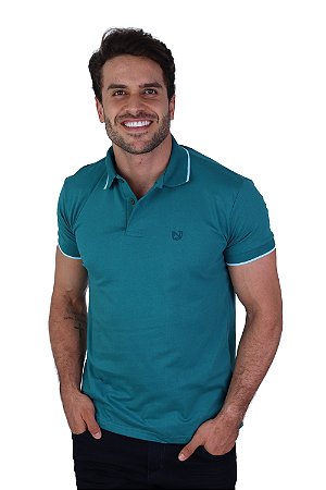 camisa masculina verde esmeralda