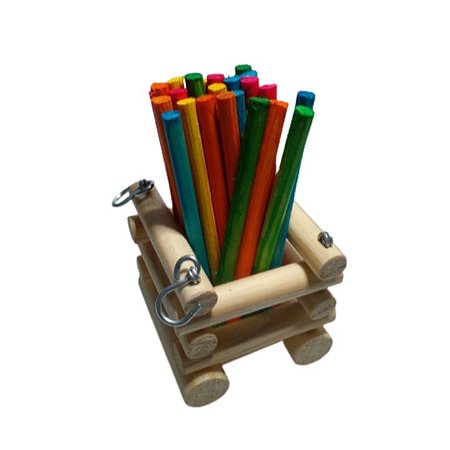 Puxa Palitos para Calopsita e outros Pássaros