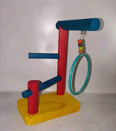 Mini Poleiro com Argola