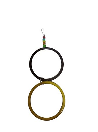 Argola Dupla para Calopsita