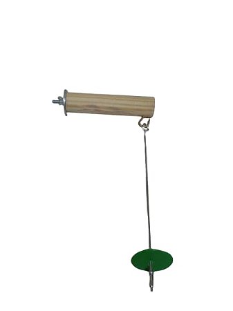 Poleiro com Porta Fruta para Calopsita e Roedores