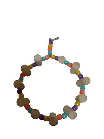 Argola de Miçangas para Calopsita