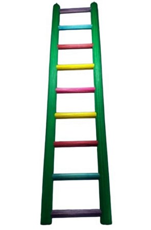 Escada de Madeira Colorida