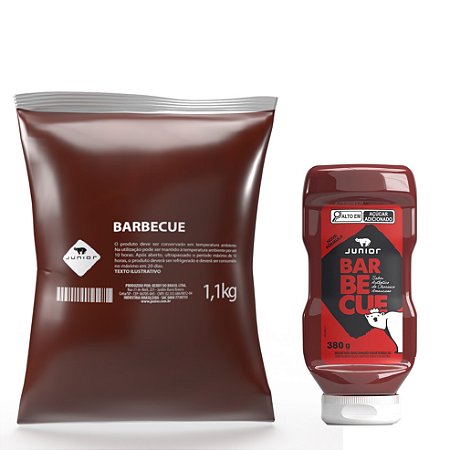 Barbecue Junior - Bisnaga 380g e 1,1 Kg