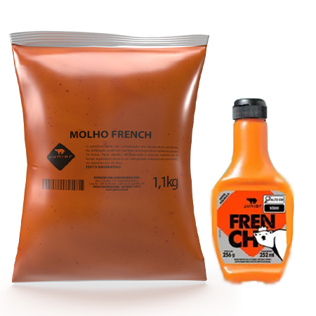 Molho French de Salada - Junior 255g e 1,1Kg