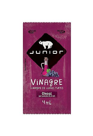 Vinagre de Vinho Tinto Junior 4ml e 8ml