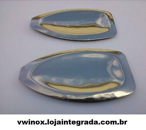 Espelho Maçaneta Externo Fusca Até 1977 Inox ( par )