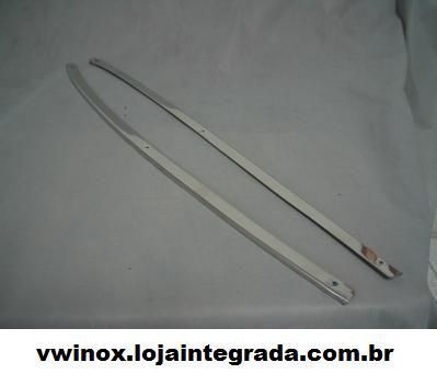 Friso Vertical Porta Fusca Inox (par) Serve Em Todos