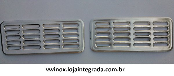 Grade Dentadura Tampa Motor Fusca 1972 ( 2 Partes )