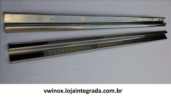 Estribo Interno Fusca Inox (Par)