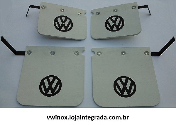 Para Barro Fusca Branco ( Kit 4 Peças )