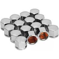 Capa De Parafuso 19mm Cromado kit 16 Peças