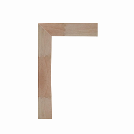 Guarnição de Madeira Eucalipto fingado com emenda para Porta até 82cm