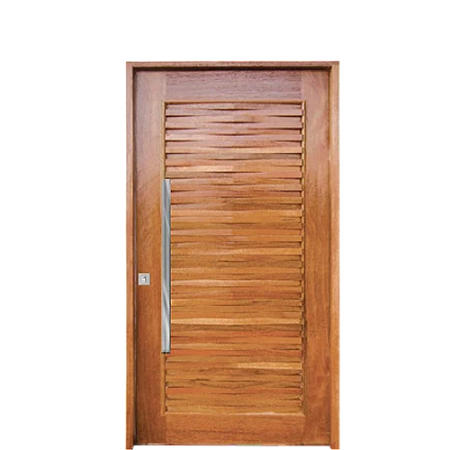 Porta Pivotante Ripada Casmavi Madeira Maciça Cedro Arana Batente 14 Kit Pivô e Fechadura Rolete