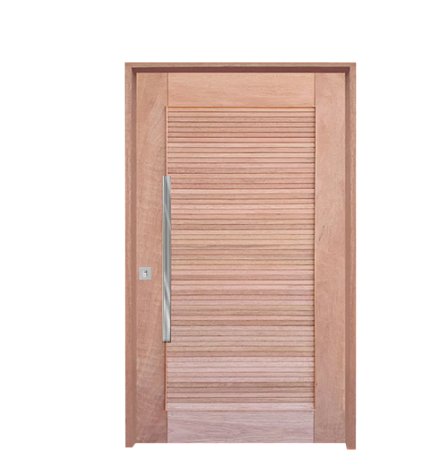 Porta Pivotante Tokio Madeira Maciça Cedro Arana Batente 14 Kit Pivô e Fechadura Rolete
