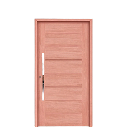 Porta Pivotante BBB Madeira Maciça Batente 14 Kit Pivô e Fechadura Rolete