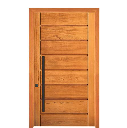 Porta Pivotante Especial 2,45x1,20 e 2,45x1,30 Madeira Cedro-Arana Batente 18 Guarnições Kit Pivô e Fechadura Rolete