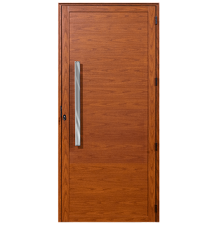 Porta Lambril com Puxador Linha Max 25 Alumínio Amadeirado