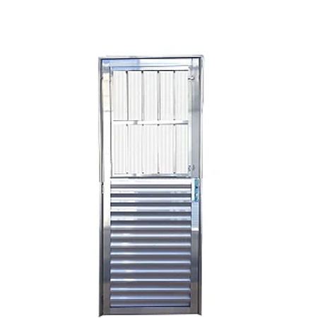 Porta Social Alumínio Brilhante Linha Normatizada Lux