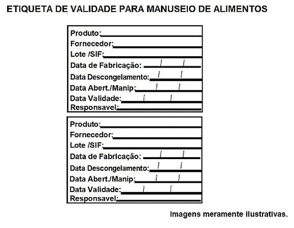 Etiqueta Anvisa Validade Anv, Sif, Alimentos, Comida