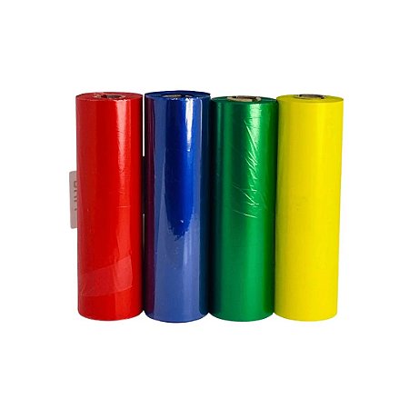 Ribbon Colorido Misto p/ Impressoras Código de Barras: Zebra, Elgin L42 Pro, Argox e Outras