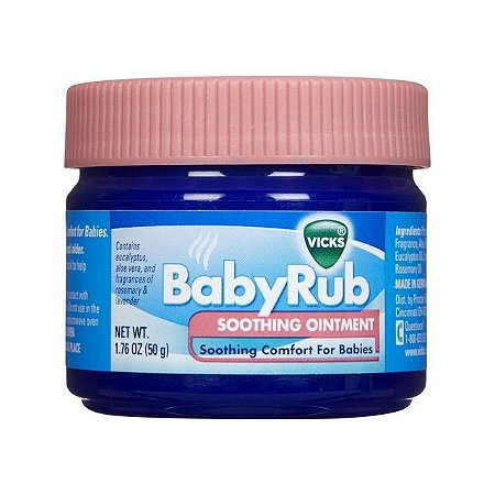 Vick Baby Rub Pomada Anti Tosse Para Bebes 50g Xx Loorish