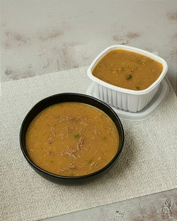 CALDINHO DE AIPIM E CARNE DE PANELA - 400g