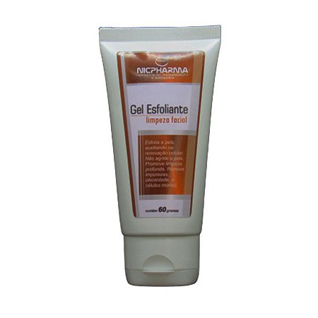 Gel Esfoliante de Limpeza Facial 60g Nicpharma