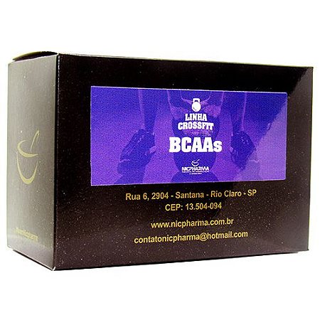 BCAA Feminino Linha CrossFit Nicpharma 30 Envelopes