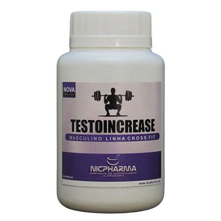 Testoincrease Masculino Linha CrossFit Nicpharma 60 cápsulas