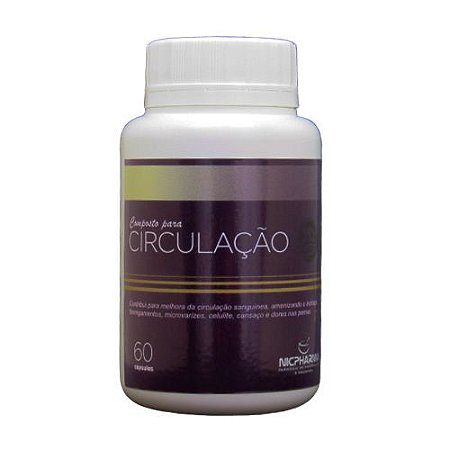 Composto Para Circulação 60 cápsulas Nicpharma