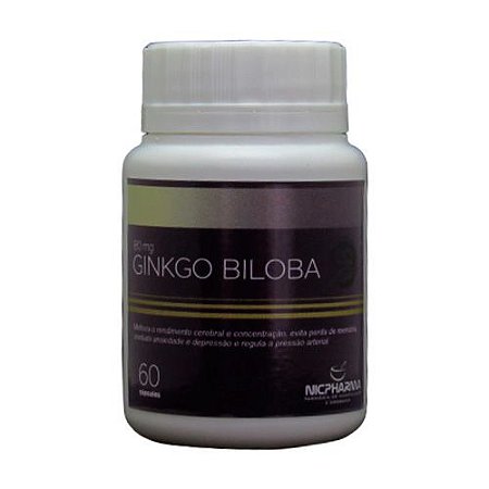 Ginkgo Biloba 80mg/60 cápsulas Nicpharma