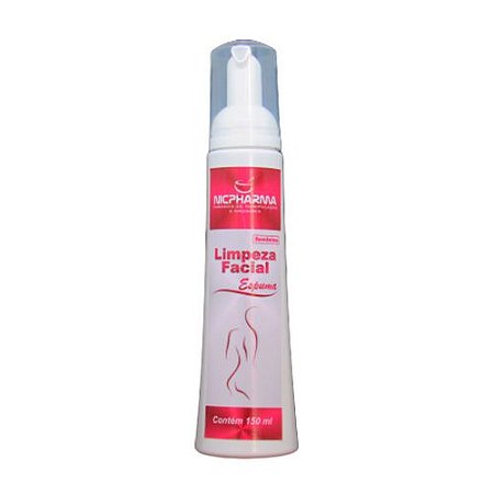 Espuma Limpeza Facial Feminina 150ml Nicpharma