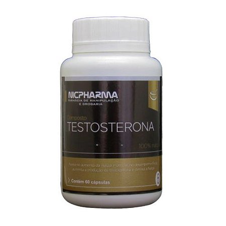 Composto Testosterona 60 cápsulas Nicpharma