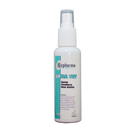 Spray Combate ao Mau Halito Vet 100ml Nicpharma